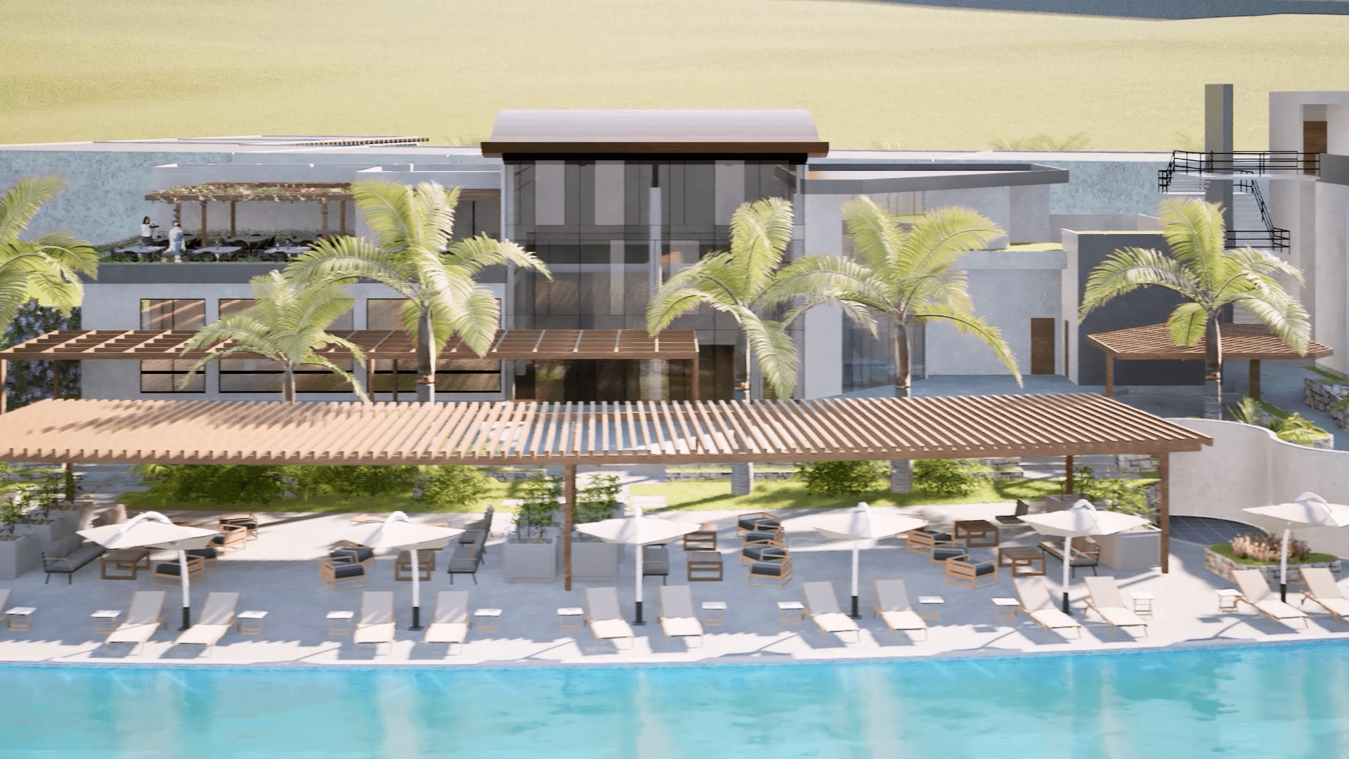 Esparcimiento piscina
