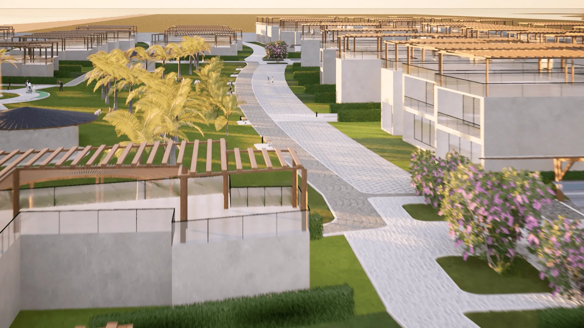 Entrada al parque de Liramar Mejía, urbanización playa Mejía Arequipa